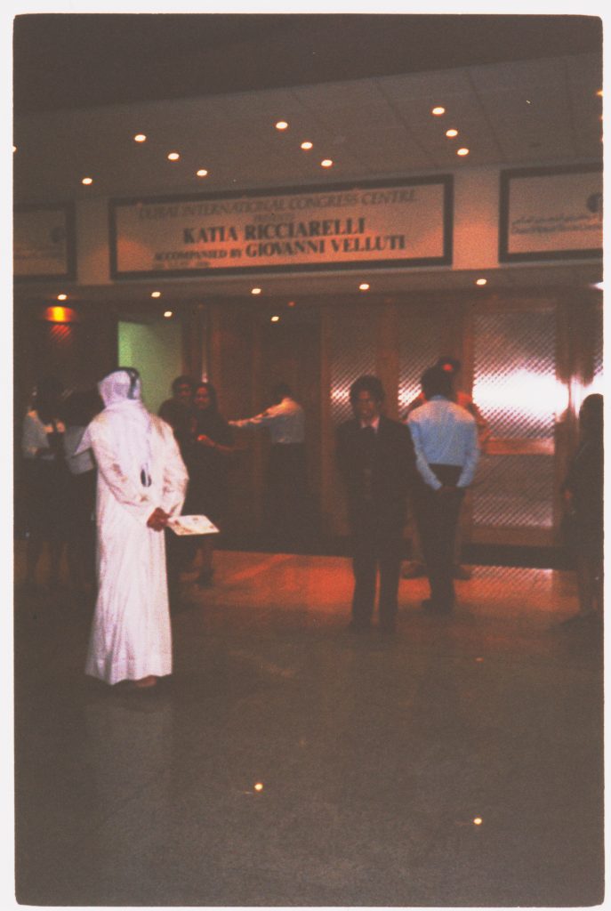 Con Katia Ricciarelli DUBAI 1996