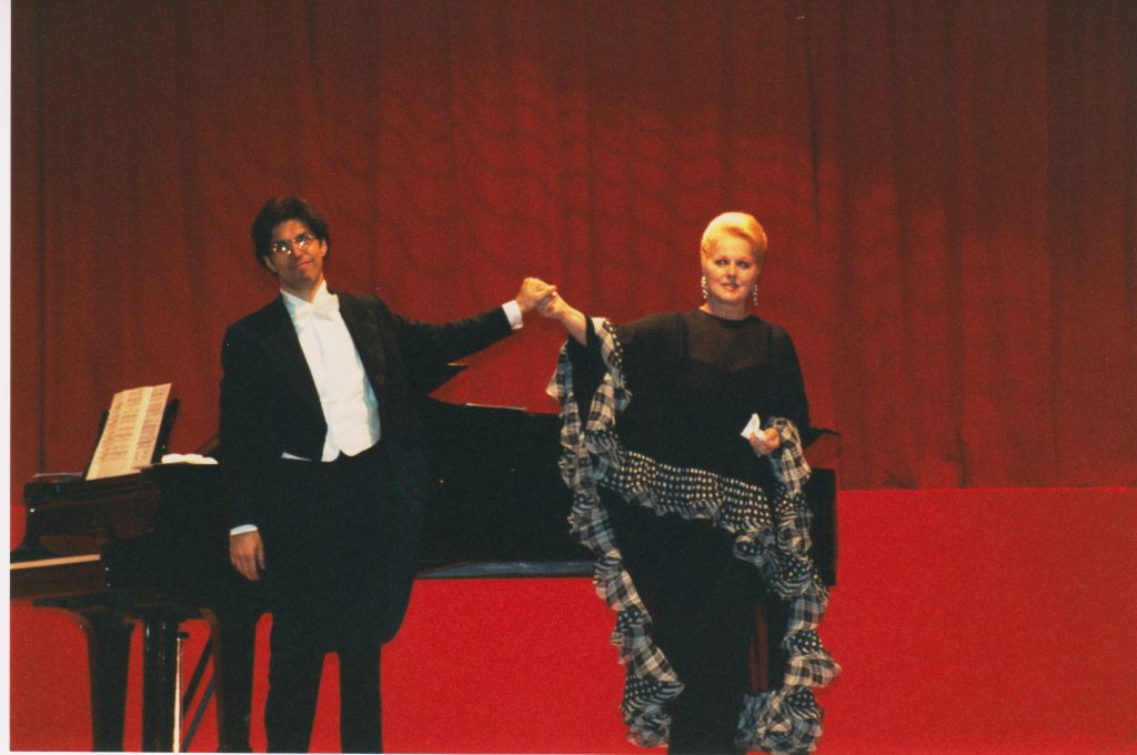Con Katia Ricciarelli Padova Teatro Verdi 1996