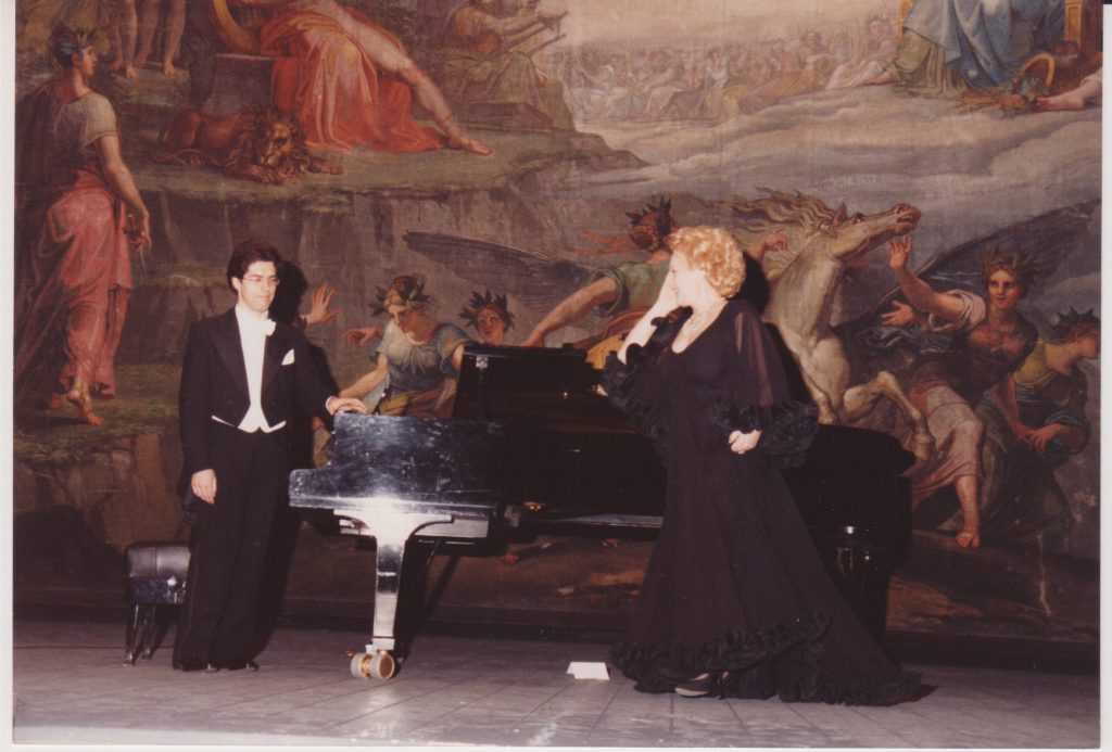 Con Katia Ricciarelli Parma Teatro Regio 1994 a