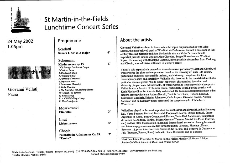 Londra St. Martin in the fields